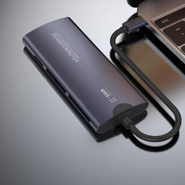kortläsare 6-i-1, USB till SD TF XD CF MS