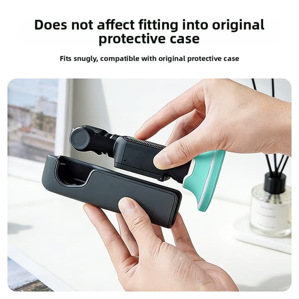 Halkfri monteringsfäste med silikonbas för DJI Osmo Pocket 4/3 Black