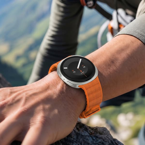 Silikoniranneke Samsung Galaxy Watch 9 40/44mm -kellolle Orange