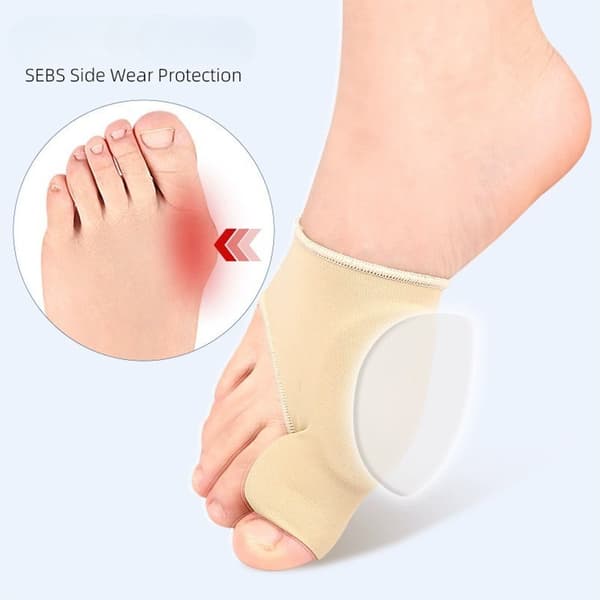 Elastiske knystkorrigerere, smertefri korrektion, 1 par, medium Black