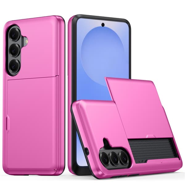 Skydelåg med rille til Samsung Galaxy S26 FE Pink