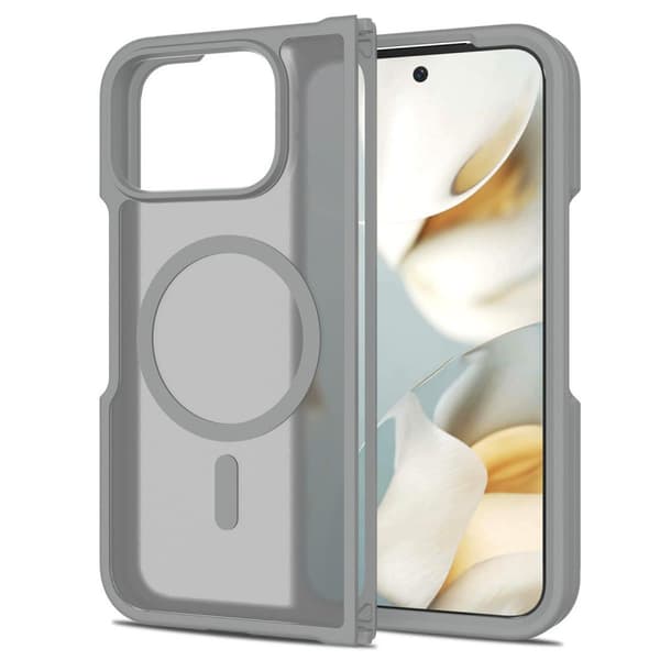 Matt magnetisk deksel til Google Pixel 11 Pro Fold Gray