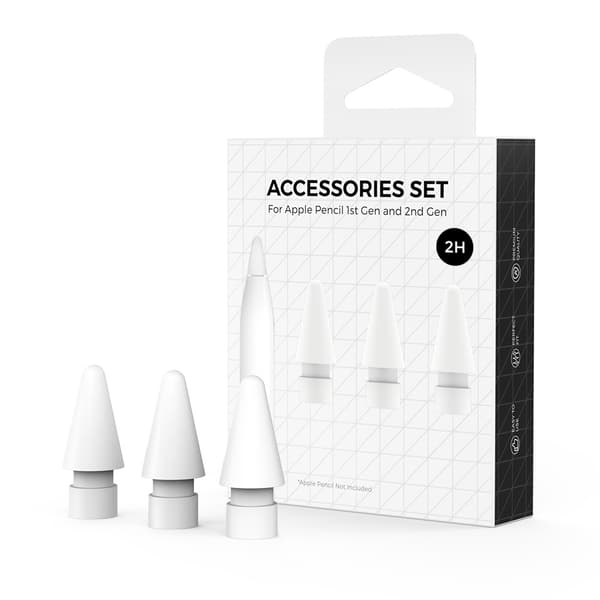 Pennspetsar för Apple Pencil 1/2 White