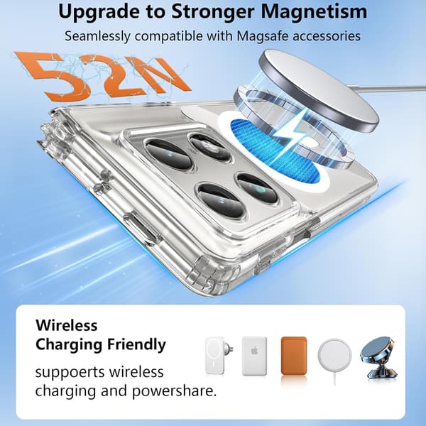 Magnetisk beskyttelsesetui til Motorola Razr Fold Blue