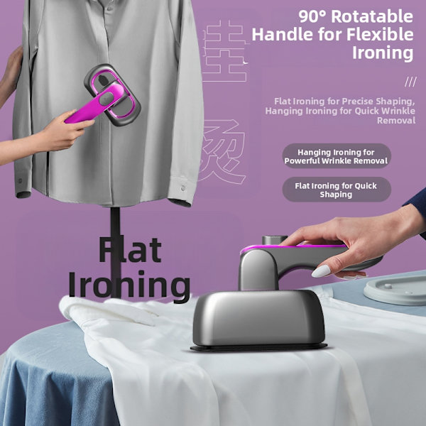 Mini ångstrykjärnsborste Purple