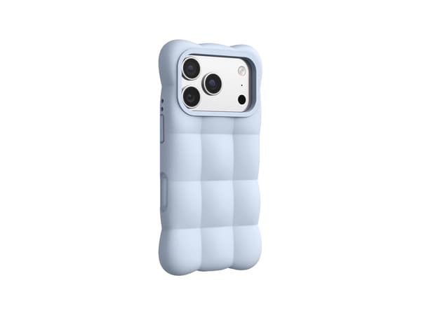 Silikondeksel til iPhone 18 Pro Max – Forsterkede kanter og kropp – Fallsikring Light Blue