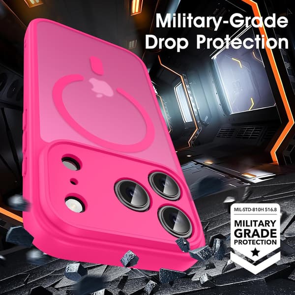 Cover til iPhone 17 Pro Max/18 Pro Max, har præcise udskæringer og faldbeskyttelse Blue