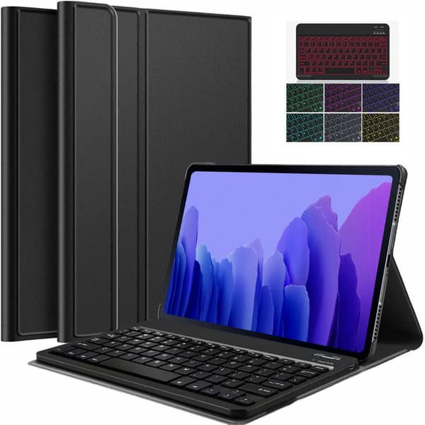 Bluetooth Tangentbordsfodral för Samsung Galaxy Tab A 8.4 T307 2020 Black