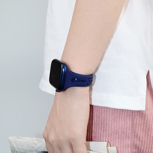 Silikonerem til Apple Watch Ultra 4 49mm Gray