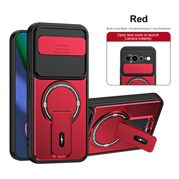 Etui til GOOGLE Pixel 11 Pro/Pixel 11 Red