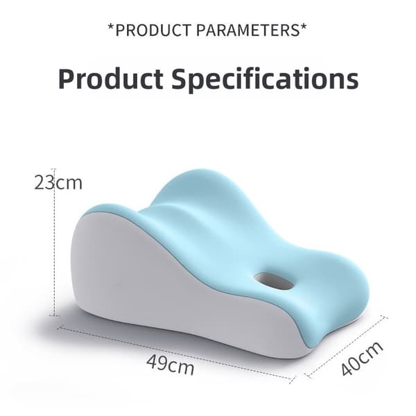 Støttepude til par, postural assistance Light gray