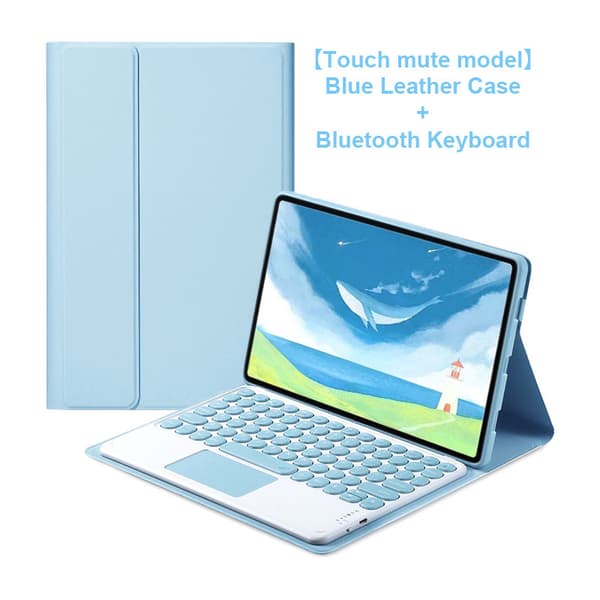 Bluetooth Tangentbordsfodral för Lenovo Tab Xiaoxin Pad M11/ 11-tums TB330FU/331FC Blue