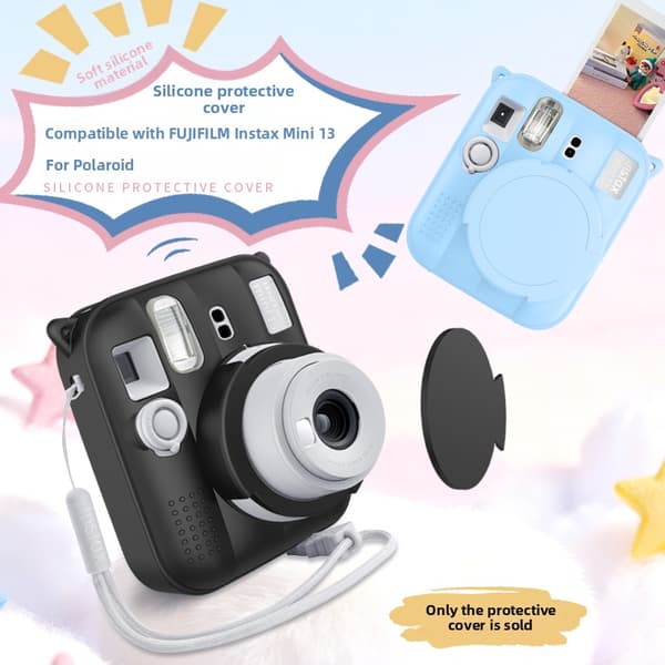 2 silikonebeskyttelsesetuier til FUJIFILM Instax Mini 13
