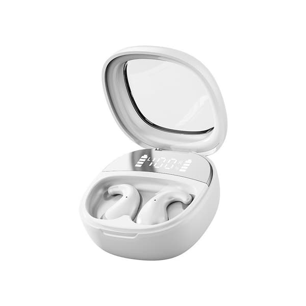 Trådlösa Bluetooth-hörlurar med språköversättare, stöder 140 språk White