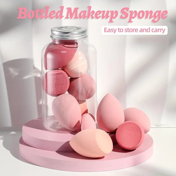 Gavesæt med makeupsvampe 14 x Miracle Complexion Sponges Blue