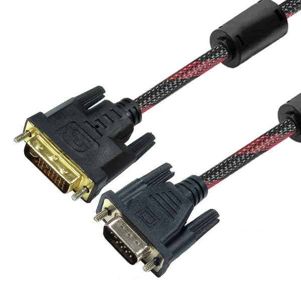 1,5 meter high-definition DVI til VGA-kabel