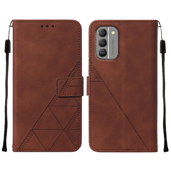 Præget flip-etui til TCL K70 5G Black