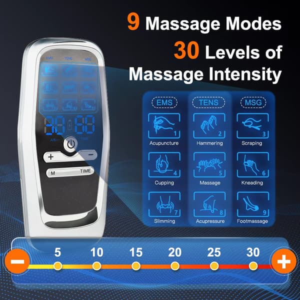 Mini pulsmeridianstimulator for cervikal og generell bruk
