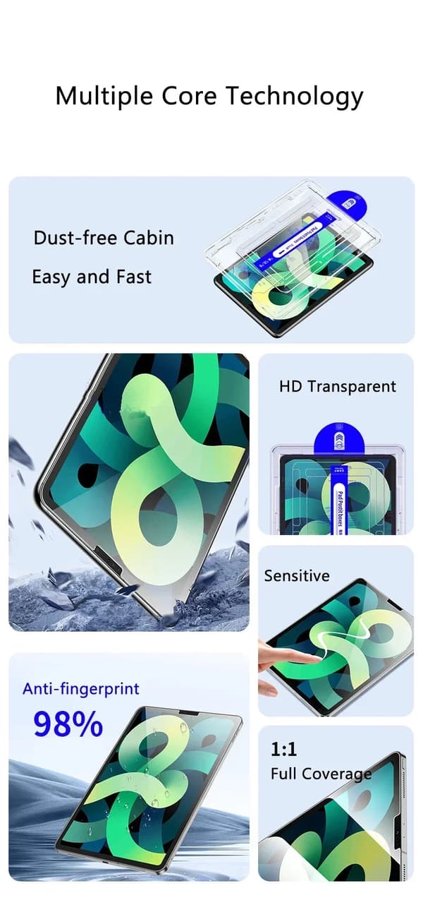Skärmskydd i härdat glas för iPad Mini 5/Mini 4 (2-pack)