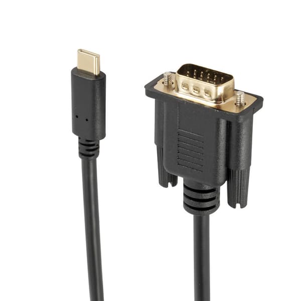 USB-C–VGA-sovitinkaapeli, 1,8 metriä
