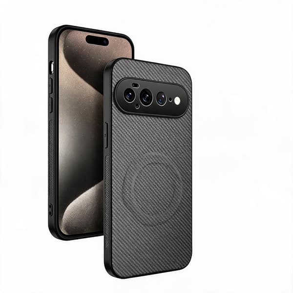 Tekstureret magnetisk etui til Google Pixel 11 Gray