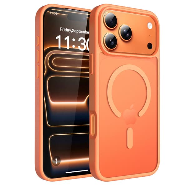 Magnetisk deksel til iPhone 18 Pro Max Orange