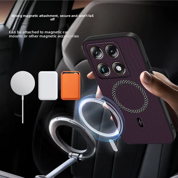 Magnetisk etui til Motorola Edge 70 Fusion Blue