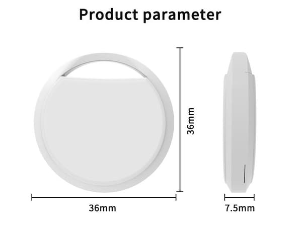 Mini Tracker Anti-tabsenhed til Apple Find My Pink