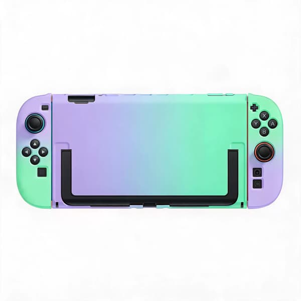 Aftageligt hardcase til Nintendo Switch 2 Purple-Green Gradient
