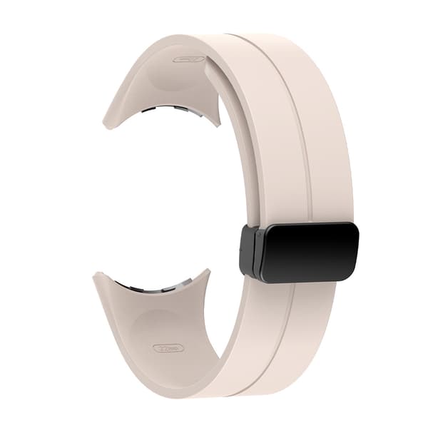 Silikonarmbånd til Google Pixel Watch 5 41mm Starlight