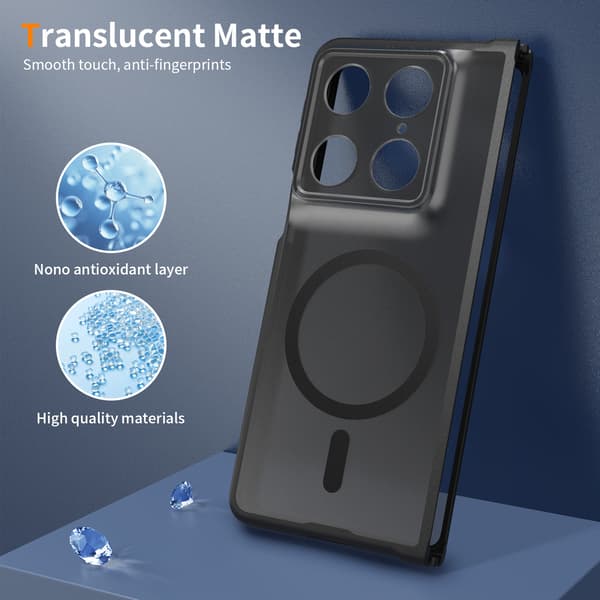 Magnetiskt skyddsfodral för Motorola Razr Fold, falltåligt Black