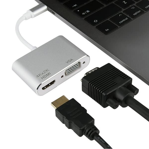 USB-C–HDMI/VGA-jakajakaapeli