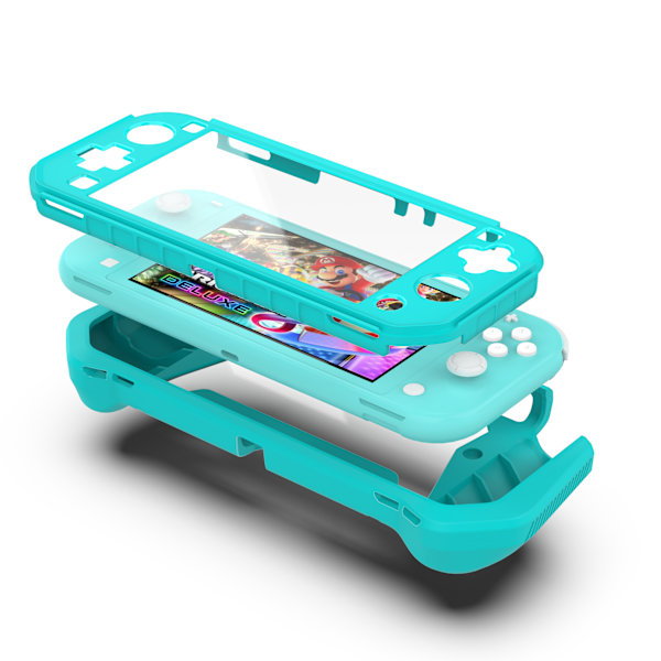 Kotelo ja näytönsuoja Switch Lite -konsolille Light Blue