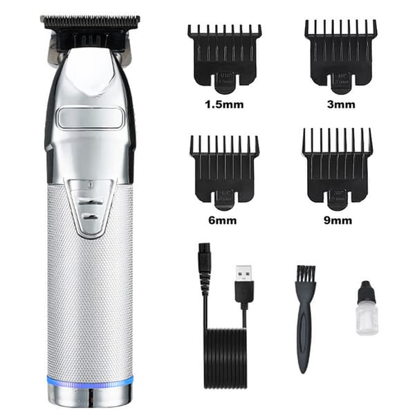 Genopladelig Hårklipper S9 Silver
