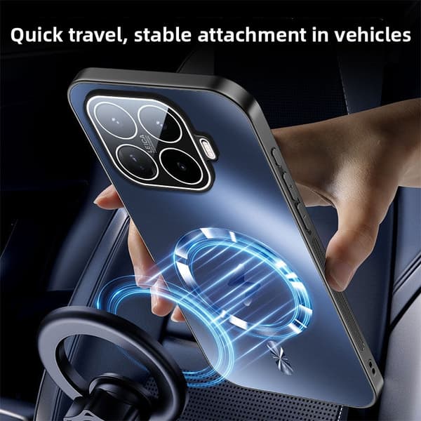 Matt magnetisk telefondeksel til Xiaomi 17T Black