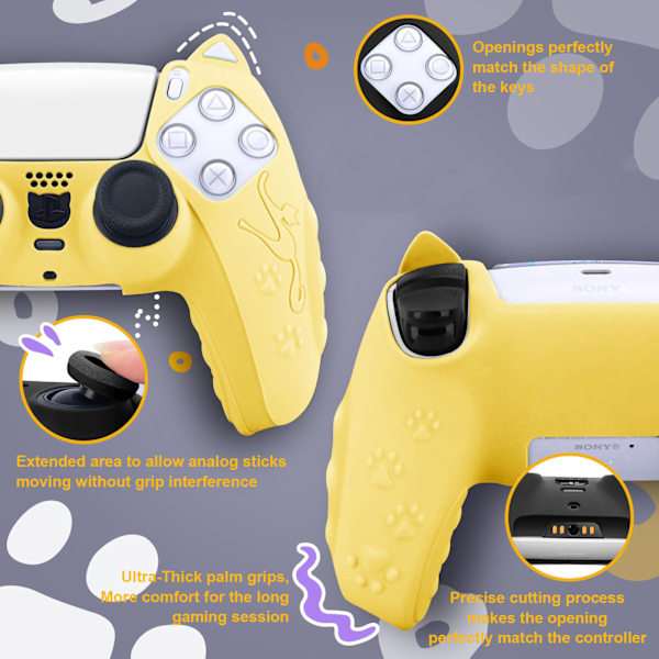 Silikondeksel til Sony Playstation 5 White