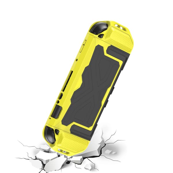 Bæreveske til Nintendo Switch 2-konsoll, inkluderer 1 par joystick-deksler Yellow