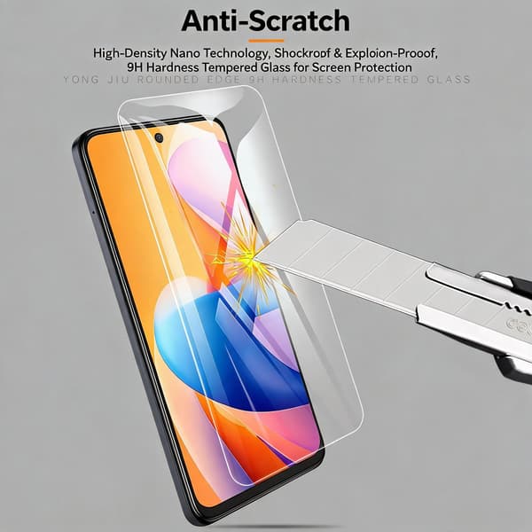 Skärmskydd i härdat glas för Redmi Note 17 (2 st)