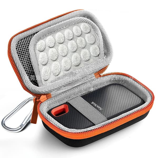 Sandisk E30/E60/E81 jordskælvsresistent taske Orange-gray