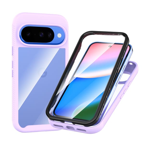 Etui til Google Pixel 11 Pro XL med skjermbeskytter Purple