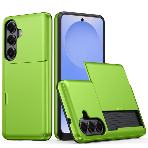 Skjutbart skal med spår för Samsung Galaxy S26 FE Green