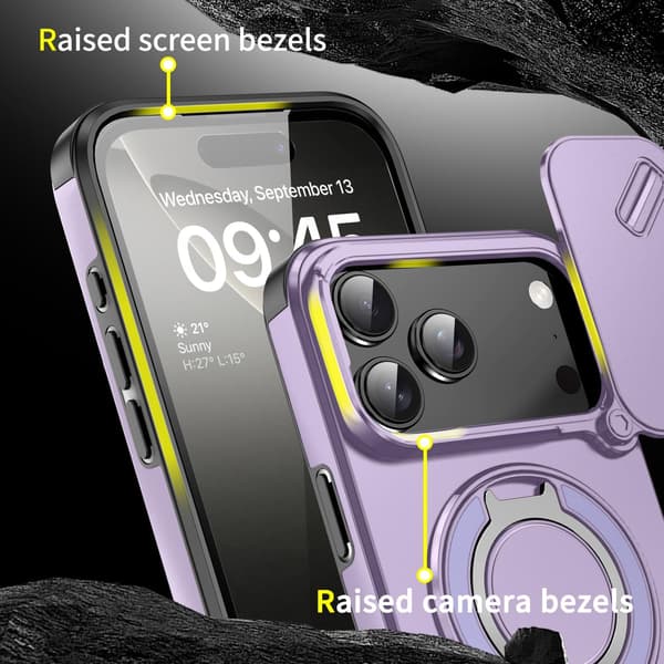 Beskyttelsesdeksel for iPhone 17 Pro Purple