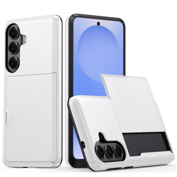 Skydelåg med rille til Samsung Galaxy A57 White