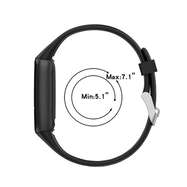 Silikonarmband för Fitbit Luxe (S) Gray