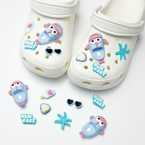 Til Crocs sko charms DIY tilbehør til børn og voksne (Sko medfølger ikke)