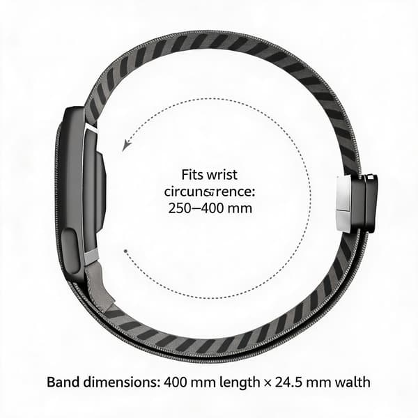Magnetisk elastisk nylonarmbånd til Amazfit Helio Strap Hazy Blue