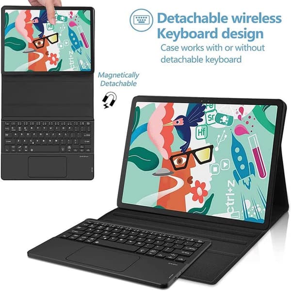 Bluetooth Keyboard Cover til Lenovo Xiaoxin Pad 10,6-tommer 2022 model /M10 Plus 3. generation