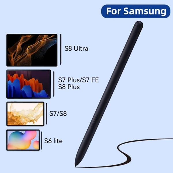 Stylus Penn for Samsung TABS7/S6lite/S7+/S8/S8+ Ingen Bluetooth-funksjonalitet Light Blue