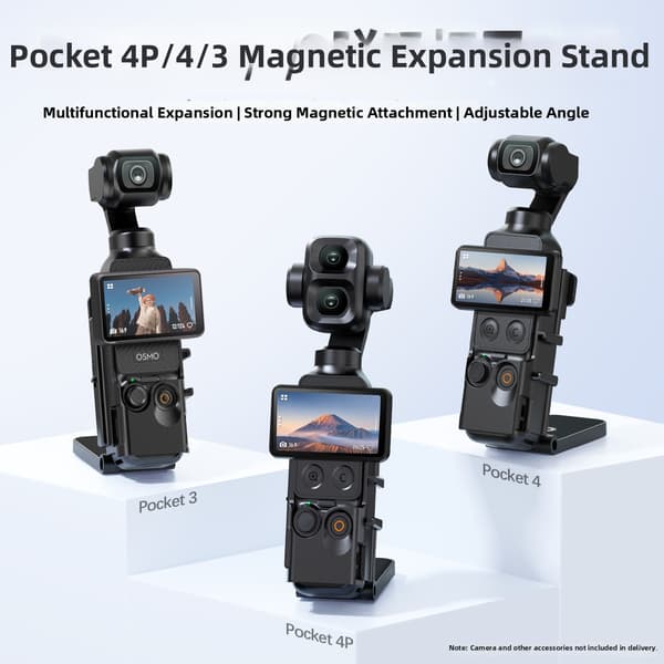 Magnetiske støttegrænseflader til DJI Pocket 3/4/4P Multifunktionel udvidelse