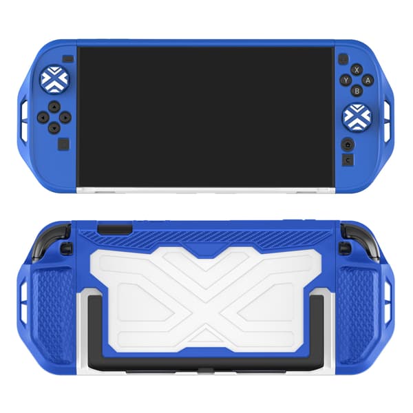 Bæretaske til Nintendo Switch 2-konsol, inkluderer 1 par joystick-covers Blue